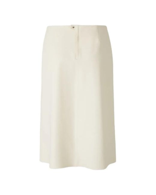 Herno White Medium Skirt