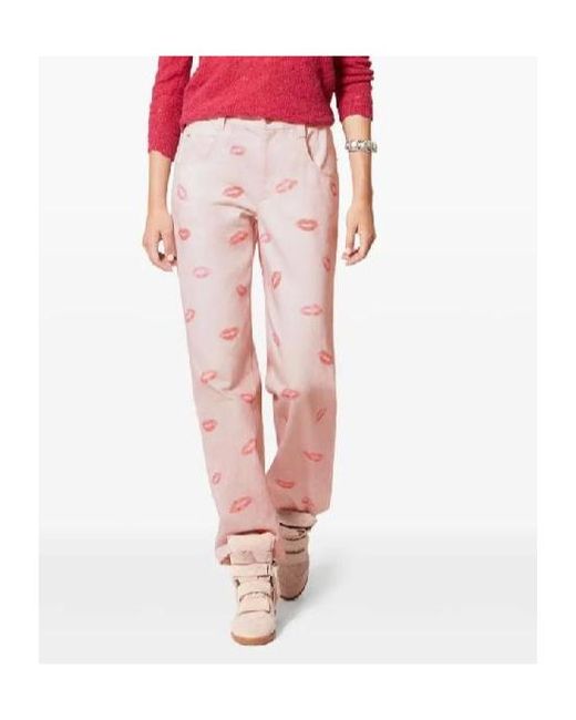Isabel Marant Pink Brinsa Pants