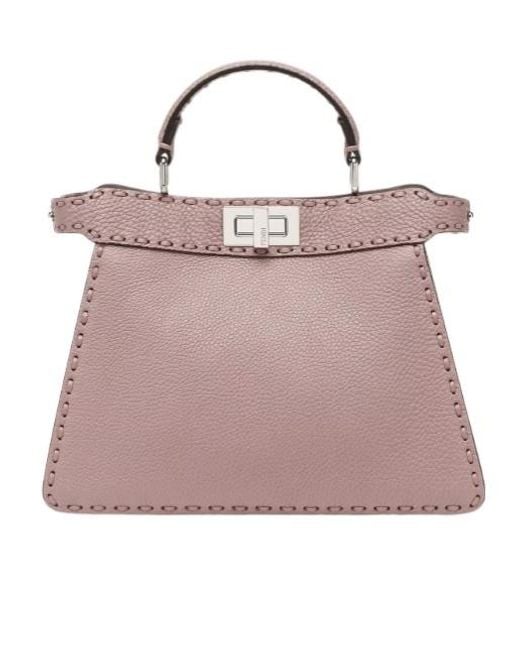 Fendi Pink Peekaboo Iseeu Small Tote Bag