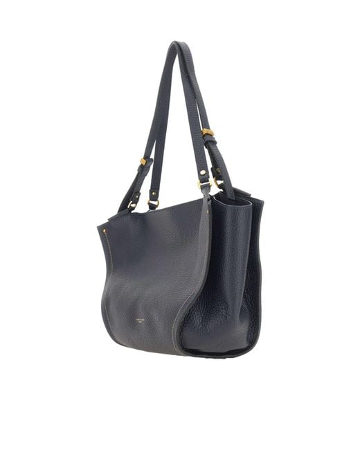 Gianni Chiarini Blue Bloom Tulip Shoulder Bag
