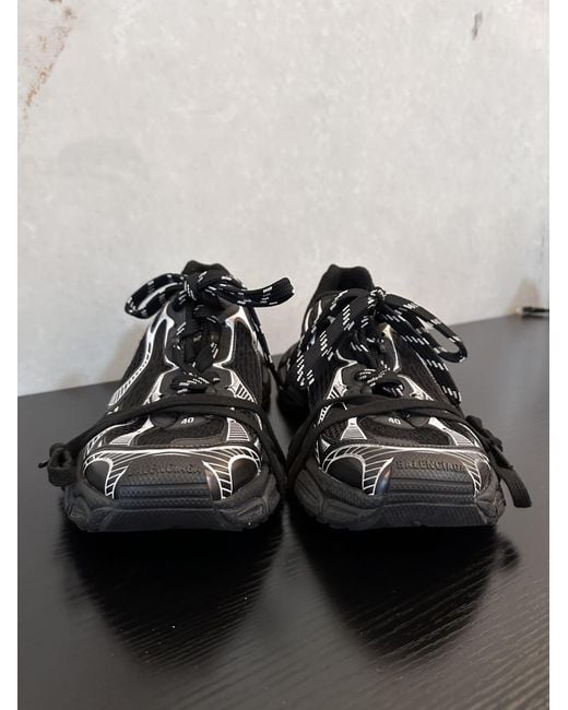 Balenciaga Black 3Xl Low-Top Sneakers