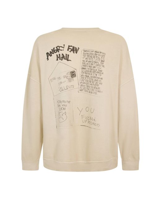 Our Legacy White Crew Sweatshirt for men
