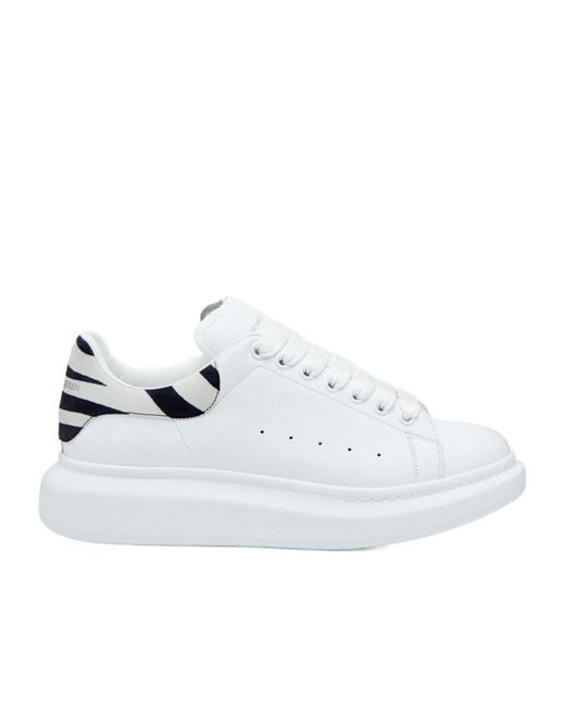 McQueen White Oversized Lace-Up Sneakers for men