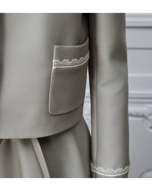 Dior Gray Cropped Jacket