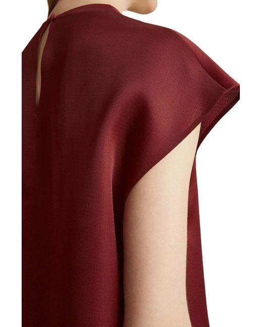 Khaite Red Lohan Maxi Dress