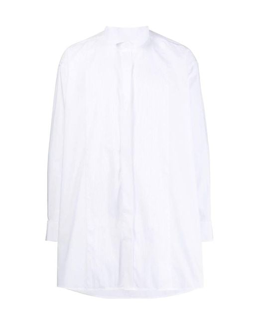 Raf Simons White Emblem Detail Shirt Top for men