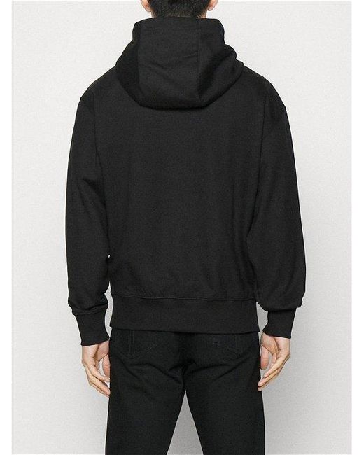 Boss Black Boss Logo Printed Drawstring Hoodie for men