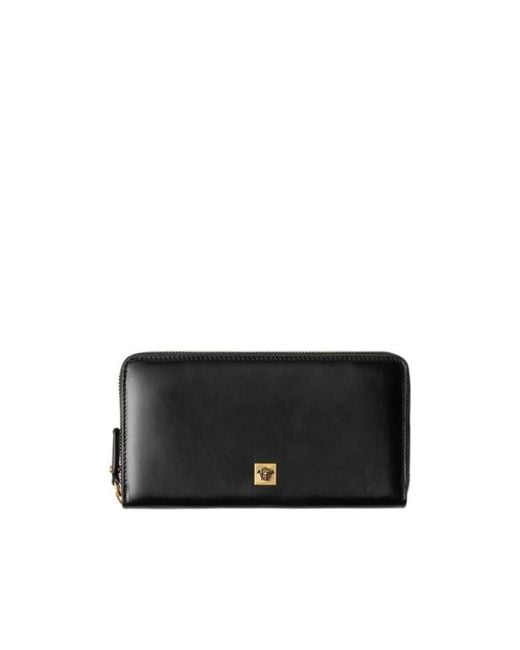 Versace Black Severine Leather Wallet for men