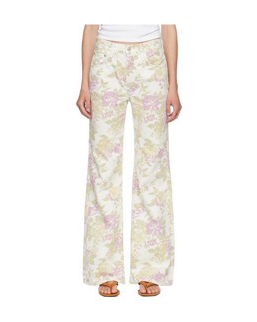 Citizens of Humanity White Off- Kimberly 70's Flare Jeans