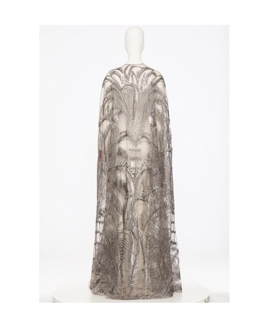 Valentino White Laced Cloak