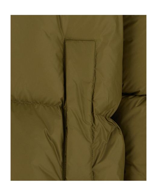 Herno Green Long-Sleeved Down Jacket for men