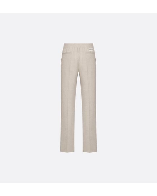 Dior Gray Homme Pleat Detailed Tailored Pants for men