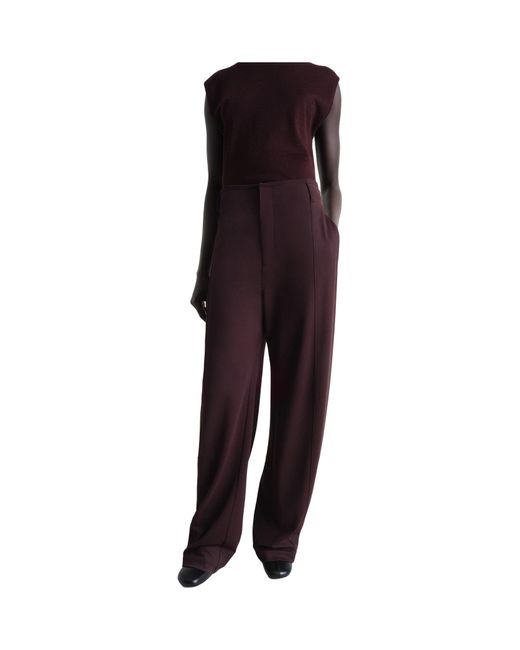 Lemaire Purple Relaxed Volume Pants
