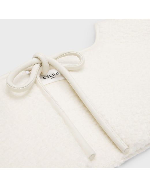 Céline White Peplum