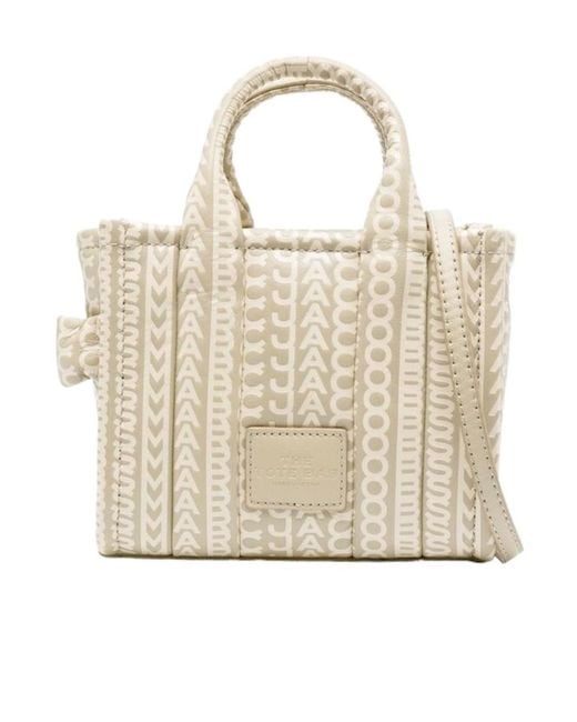 Marc Jacobs Natural The Monogram Micro Tote Bag