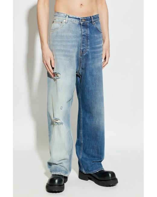 Vetements Blue Belt Loop Jeans for men
