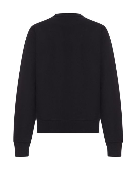 Burberry Blue Ekd Check Sweatshirt for men