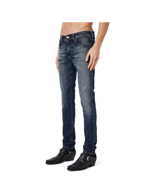 DIESEL Blue 1979 Sleenker Low-Rise Skinny Jeans for men