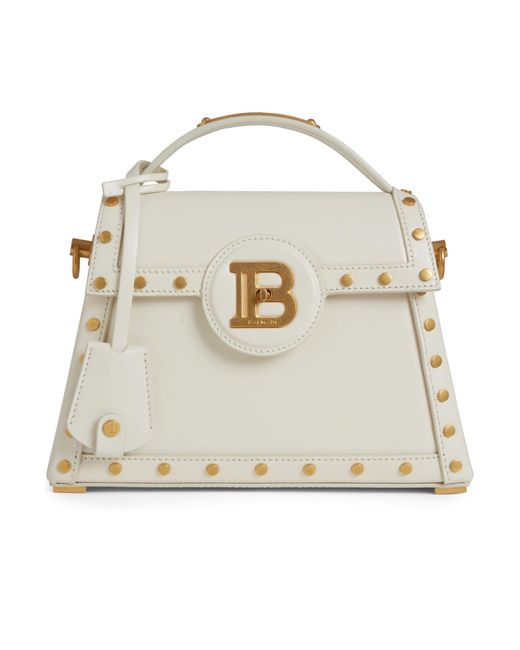 Balmain White B-Buzz Dynasty Flip Shoulder Bag