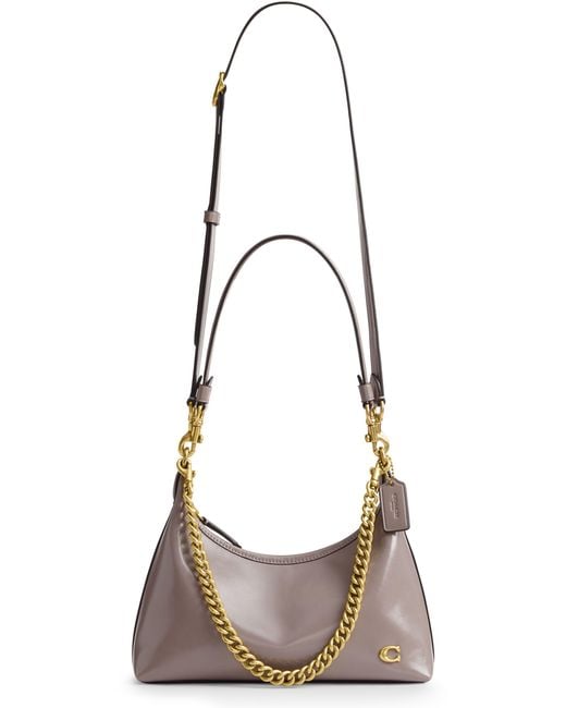 COACH Gray Juliet 25 Shoulder Bag