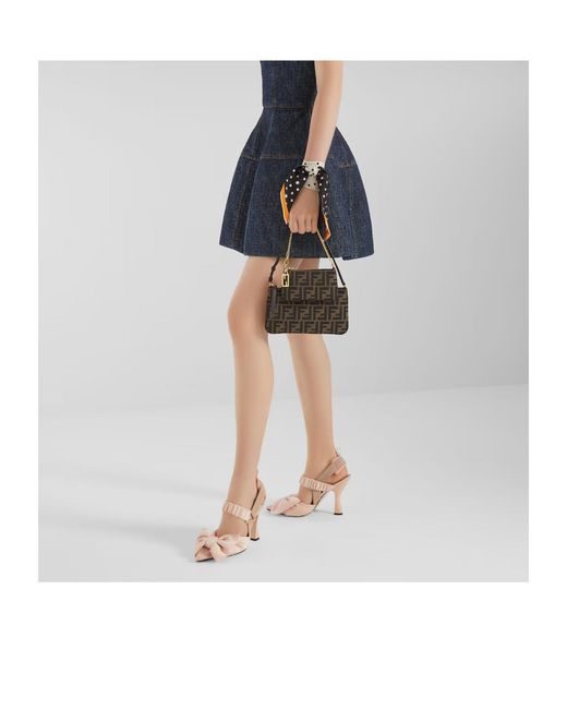 Fendi Pink Colibrì Bow Pumps