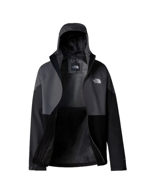 The North Face Black Colour-Block Hooded Jacket for men