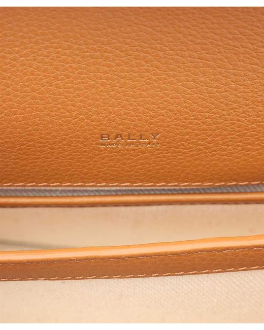 Bally Brown Logo Wallet for men
