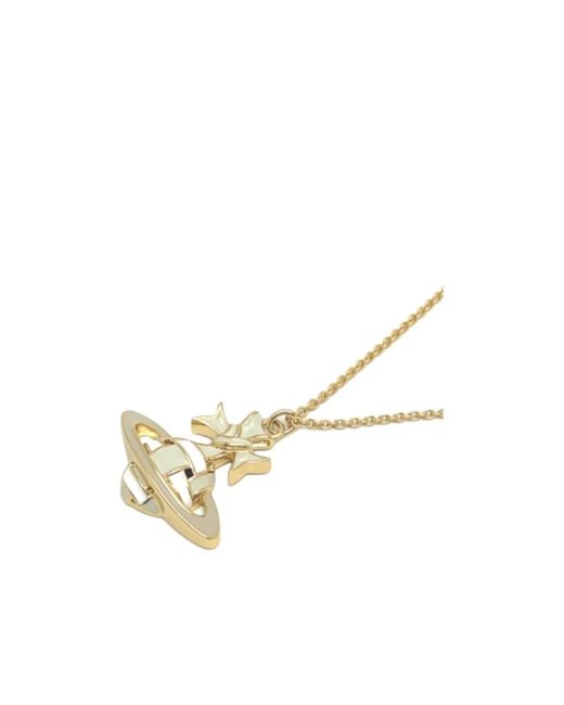 Vivienne Westwood Metallic Spherical Pendant Necklace