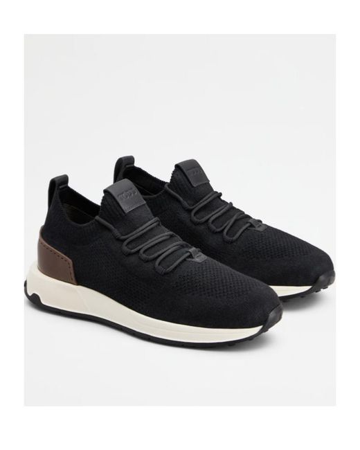 Tod's Black Slip-On Sneakers for men