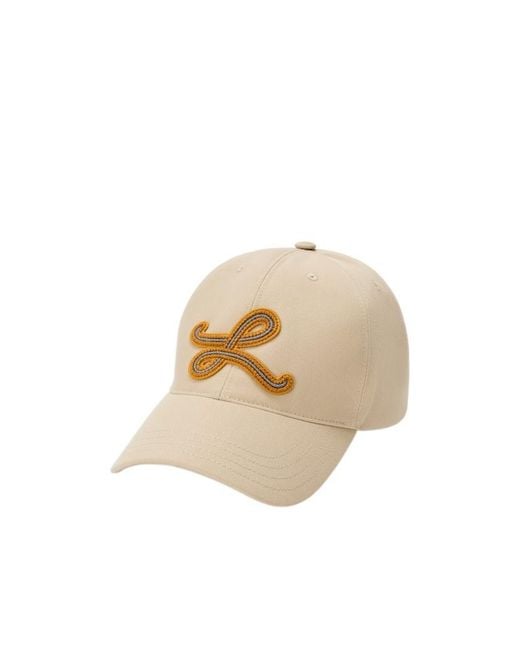 Loewe Natural L Patch Cap for men