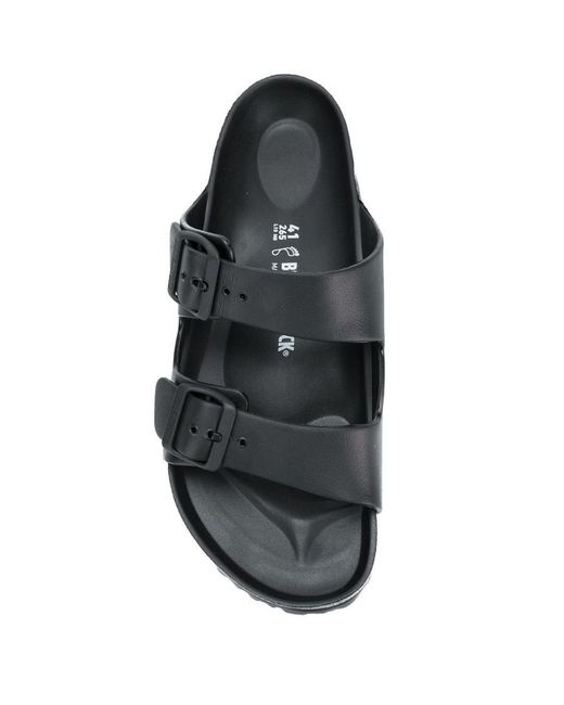Birkenstock Black Double-Button Slippers for men