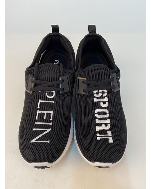 Philipp Plein Black Logo Details Casual Sports Shoes for men