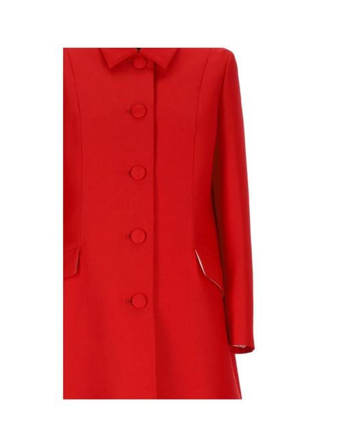Lorena Antoniazzi Flared Single-Breasted Coat