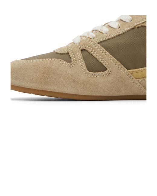Isabel Marant Brown Sennyh Low Sneakers for men