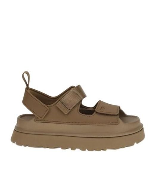 Ugg Brown Round-Toe Sandals