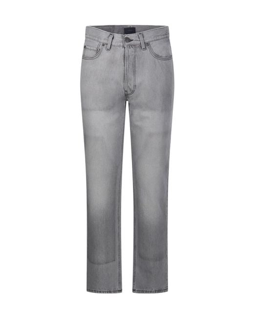 Haikure Gray Logo Jeans for men