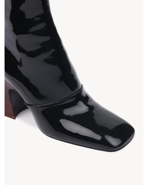 Chloé Black Janis Heeled Ankle Boot