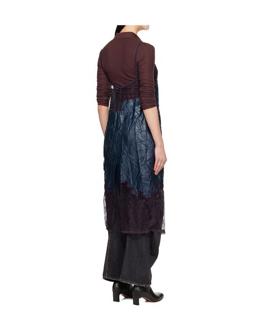 ANDERSSON BELL Blue Embroidered Lace Dress