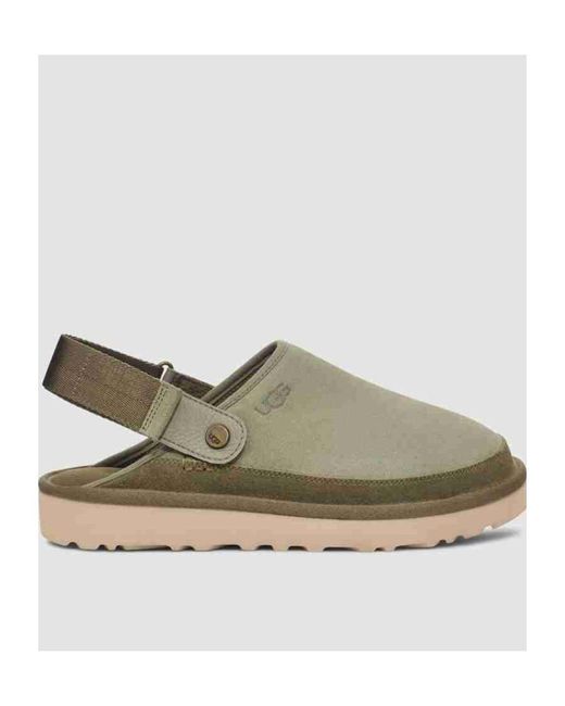 Ugg Green Goldencoast Slingback Strap Clogs for men