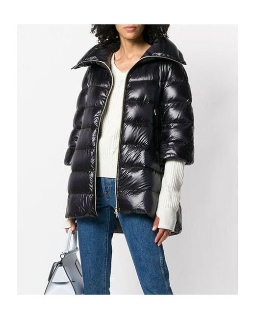 Herno Black Zip Down Jacket