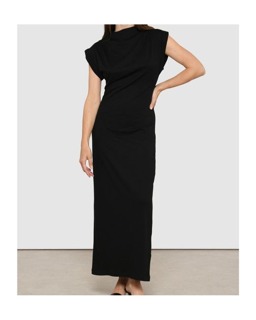 Anine Bing Black Alix Maxi Dress