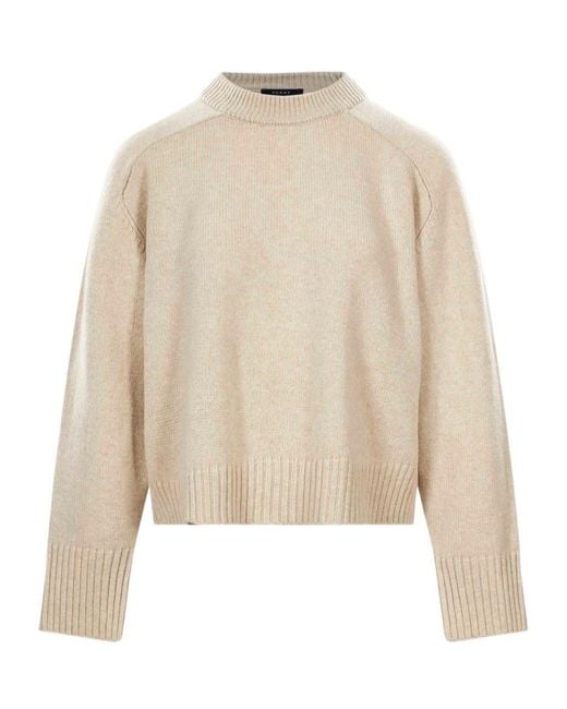 Soeur Natural Ribbed Crew-Neck Sweater