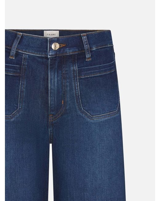 FRAME Blue Le Slim Palazzo Belt Loop Jeans for men