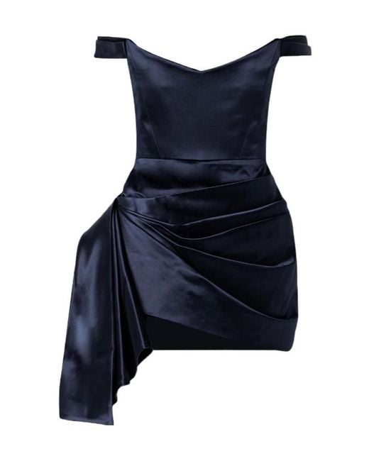 Alex Perry Blue Charming Mini Dress