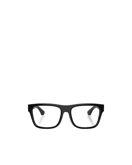 Burberry White Eyewear Square Frame Glasses for men