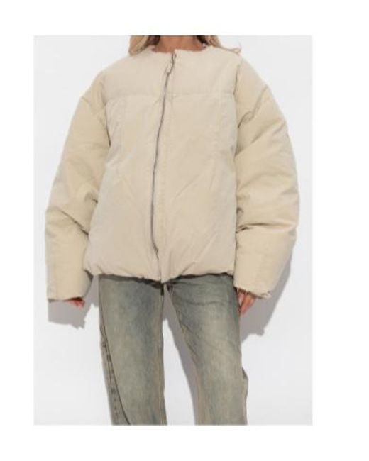 Entire studios Natural Oversized Down Jacket