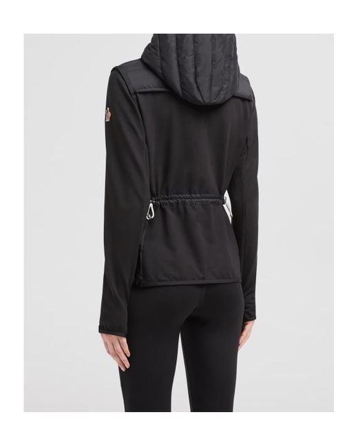 Moncler Black Grenoble Padded Zip-Up Hoodie