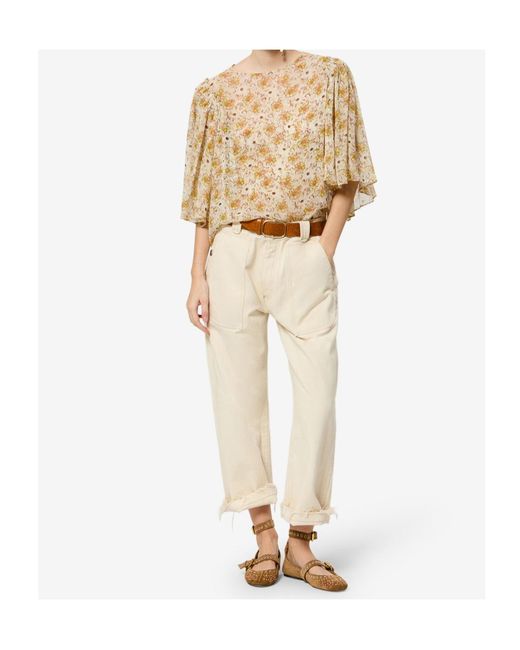 Isabel Marant Natural Isabel Marant Étoile Floma Floral Blouse