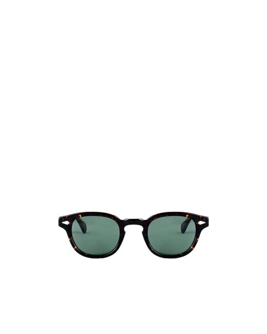 Moscot Green Lemtosh Square Frame Sunglasses for men