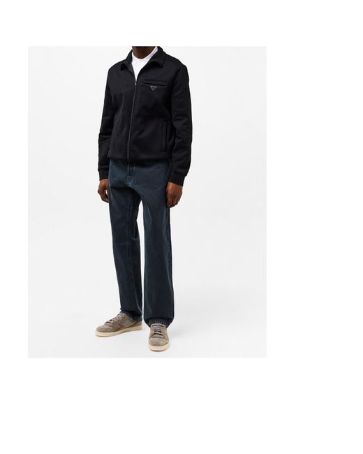 Prada Gray Low-Top Sneakers for men